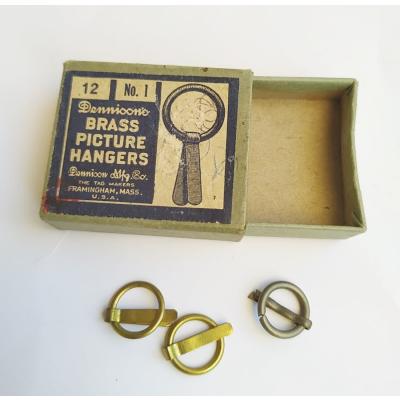 Brass Picture Hangers - Karton kutu